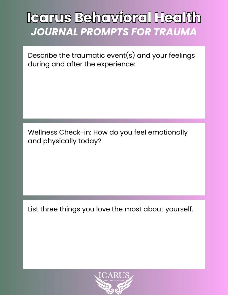 Icarus Journal Prompts - 1 Icarus Journal Prompts