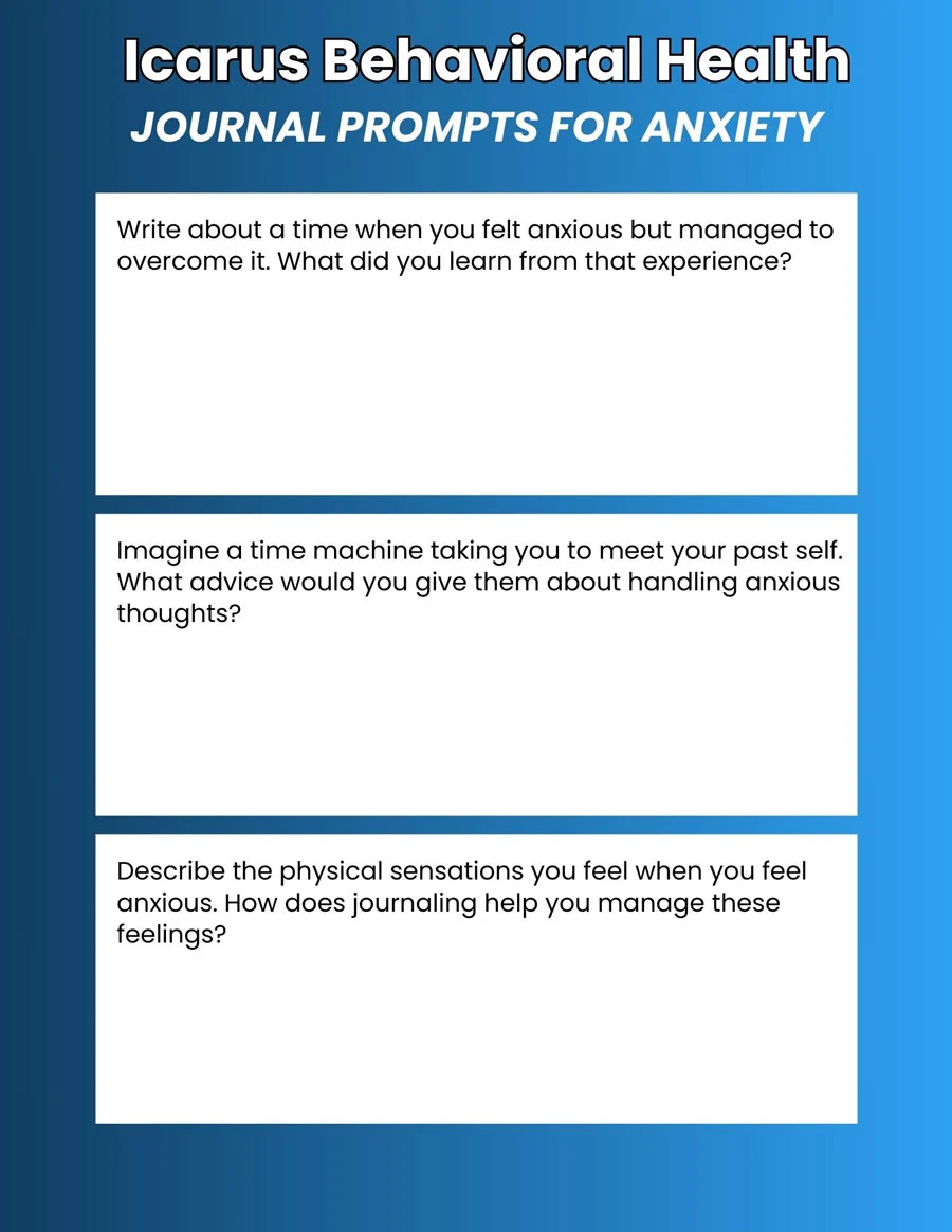 Journal Prompts for Anxiety Processing