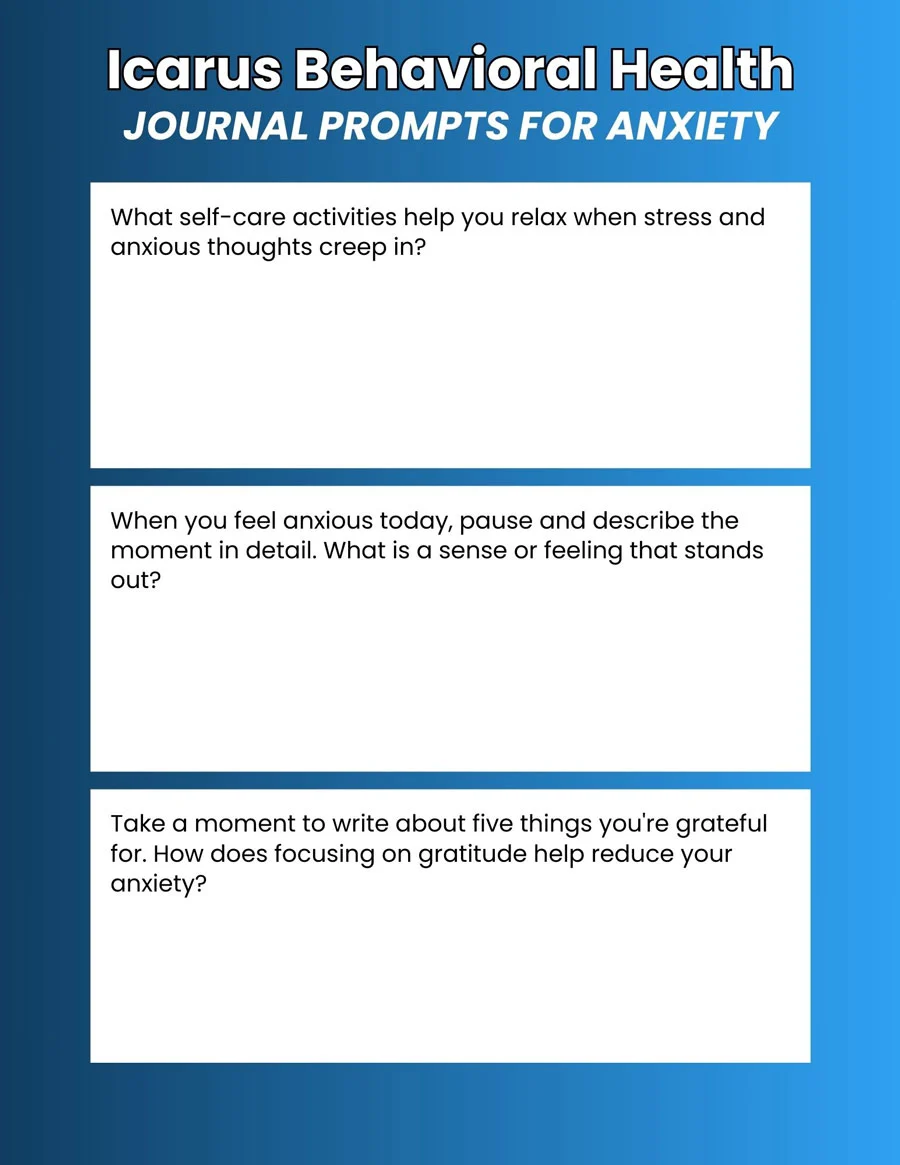 Journal Prompts for Anxiety Processing