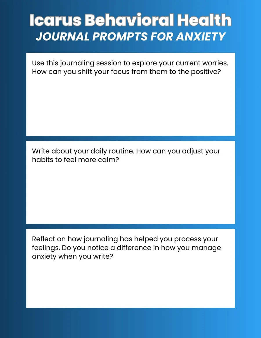 Journal Prompts for Anxiety Processing