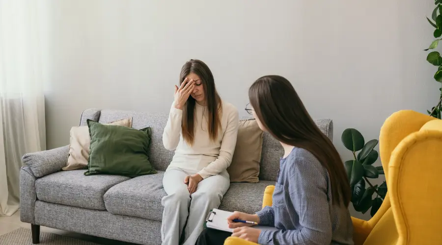 Mental Health Professional Providing Trauma Therapy