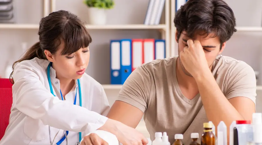 Supervision From Staff at Rehab Center