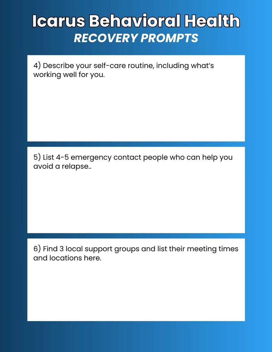 How to Write a Relapse Prevention Plan
