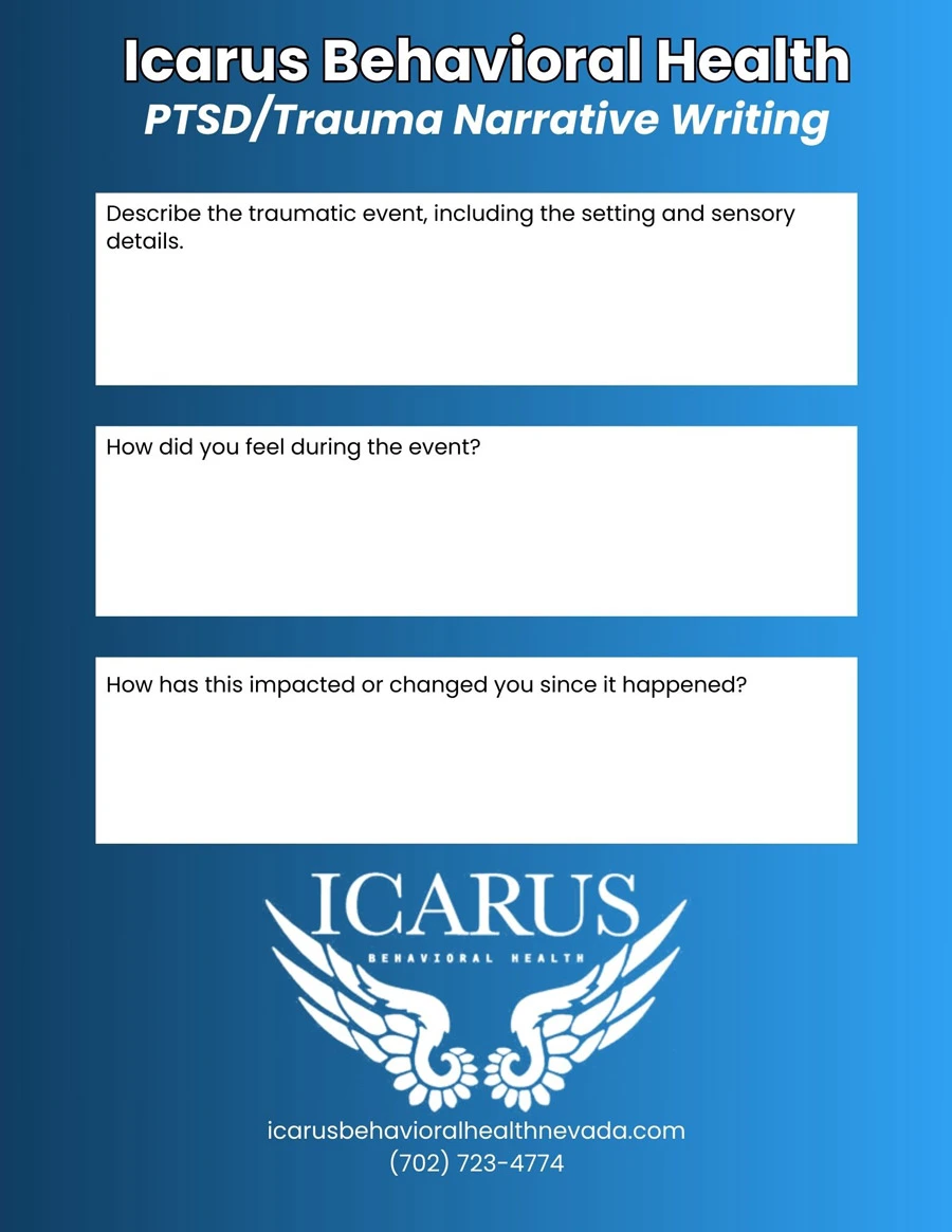 Therapy Worksheets for Adults With PTSD - Write Your Trauma Narrative