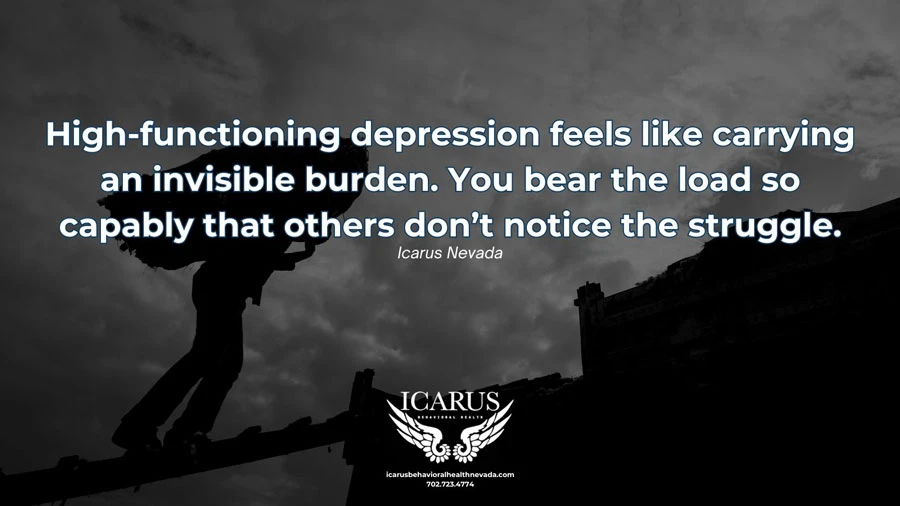 How to Treat High-Functioning Depression - Icarus Behavioral Health