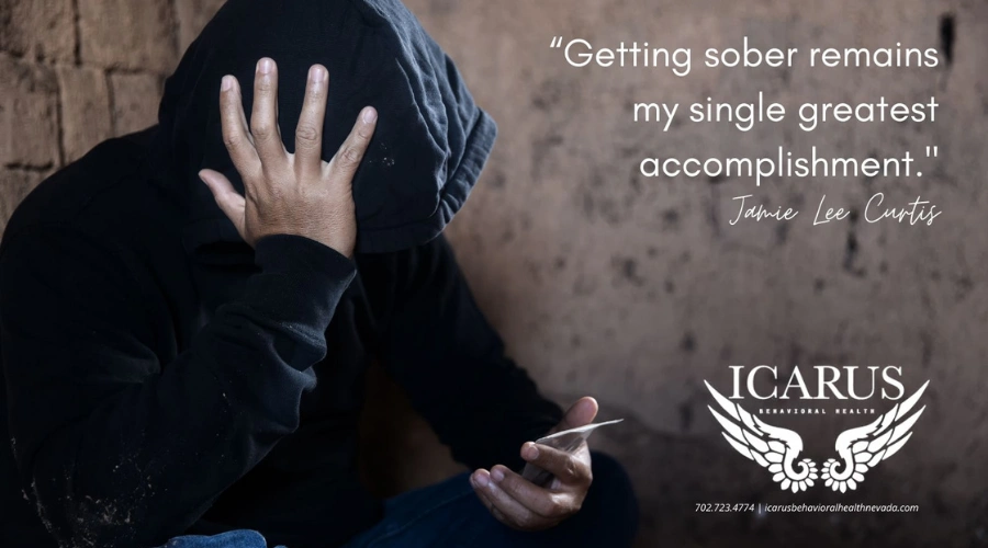 Quotes on Sobriety by Jamie Lee Curtis - Icarus Nevada
